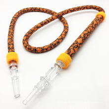 1.8m Orange Acrylic Hookah Shisha Hose Tubes with Mouthpiece (ES-HH-004-2)